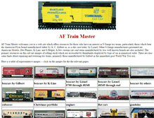 Tablet Screenshot of aftrainmaster.com